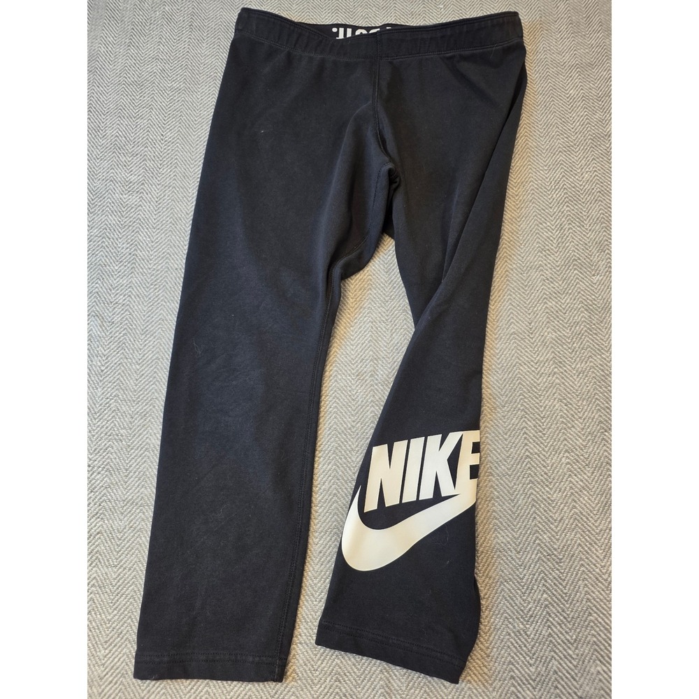 Nike Sportswear Tights Leggings Men's Large Black Running Training Straight Leg